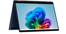 HP OmniBook X Flip 14‑FM0023DX Next Gen AI Laptop, Core Ultra 7 256V, 16GB RAM, 1TB SSD, 14-inch IPS Touch Display, Blue